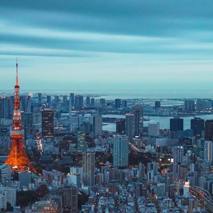 Sunset outdoors in Italy
